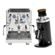 ECM Technika VI Dual Boiler Espresso Machine (Stainless Steel) with DF64 Gen 2.5 Grinder (Black) Bundle