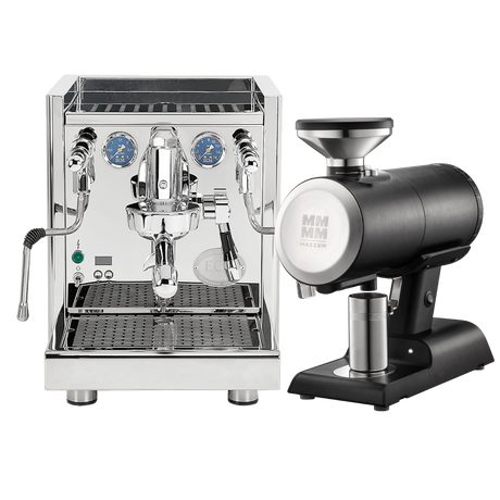 ECM Technika VI Dual Boiler Espresso Machine (Stainless Steel) with Mazzer Philos Grinder (Black) Bundle Espresso Machine (Prosumer) ECM