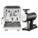 ECM Technika VI Dual Boiler Espresso Machine (Stainless Steel) with Mazzer Philos Grinder (Black) Bundle