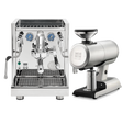 ECM Technika VI Dual Boiler Espresso Machine (Stainless Steel) with Mazzer Philos Grinder (Silver) Bundle