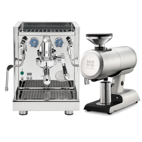ECM Technika VI Dual Boiler Espresso Machine (Stainless Steel) with Mazzer Philos Grinder (Silver) Bundle Espresso Machine (Prosumer) ECM