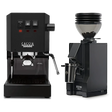 Gaggia Classic Pro E24 Black & Eureka Mignon Zero 55s Single Dose Coffee Grinder (Matte Black) Bundle Espresso Machine Gaggia Default Title