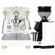 Lelit Bianca 3 PL162TCW Espresso Machine White and Eureka Mignon Zero 55s Single Dose Coffee Grinder (White) Bundle
