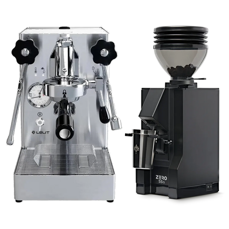 Lelit Mara X E61 Espresso Machine with PID PL62X (Stainless Steel) & Eureka Mignon Zero 55s Single Dose Coffee Grinder (Matte Black) Bundle Espresso Machine (Prosumer) Lelit Default Title