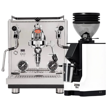 Profitec Drive Espresso Machine with Eureka Mignon Zero 55s Single Dose Coffee Grinder (White) Bundle Espresso Machine (Prosumer) Profitec Default Title