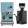 Profitec Go (Blue) Espresso Machine & Eureka Mignon Zero 55s Single Dose Coffee Grinder (Matte Black) Bundle