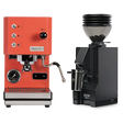 Profitec Go (Red) Espresso Machine & Eureka Mignon Zero 55s Single Dose Coffee Grinder (Matte Black) Bundle Espresso Machine (Prosumer) Profitec Default Title