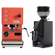 Profitec Go (Red) Espresso Machine & Eureka Mignon Zero 55s Single Dose Coffee Grinder (Matte Black) Bundle