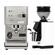Profitec Go (Stainless Steel) Espresso Machine & Eureka Mignon Zero 55s Single Dose Coffee Grinder (White) Bundle