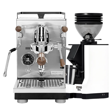 Profitec Jump Espresso Machine & Eureka Mignon Zero 55s Single Dose Coffee Grinder (White) Bundle Espresso Machine (Prosumer) Profitec Default Title