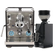 Profitec Ride Espresso Machine (Black and Stainless Steel) with Eureka Mignon Zero 55s Single Dose Coffee Grinder (Matte Black) Bundle