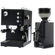 Quick Mill Pop-up (Black) Espresso Machine & Eureka Mignon Zero 55s Single Dose Coffee Grinder (Black) Bundle