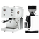 Quick Mill Pop-up Espresso Machine (White) & Eureka Mignon Zero 55s Single Dose Coffee Grinder (White) Bundle