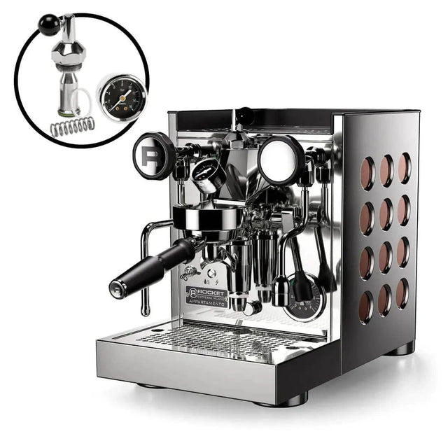Rocket Appartamento TCA Espresso Machine with Flow Control RE502A3C12 (Copper) Espresso Machine (Prosumer) Rocket