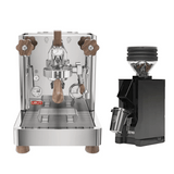Lelit Bianca 3 Espresso Machine (Stainless Steel) and Eureka Mignon Zero Grinder (Black with Black Spout) Bundle Espresso Machine (Prosumer) Lelit