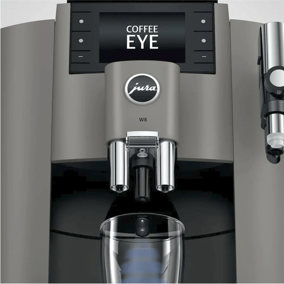Jura W8 Super Automatic Professional Coffee & Espresso Machine 15650 (Dark Inox) Super Automatic Espresso Machine Jura