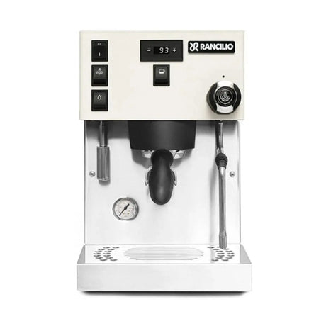 Rancilio Silvia Pro X Espresso Machine (White) and Eureka Mignon Zero 55s Single Dose Coffee Grinder (White) Bundle Espresso Machine Rancilio