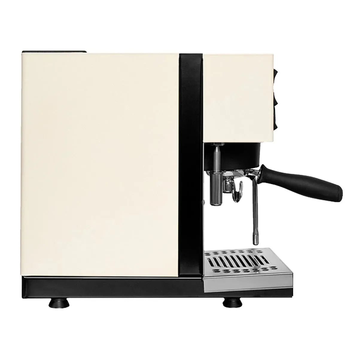Rancilio Silvia Pro X Dual Boiler Espresso Machine (White) side view