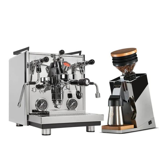 Profitec Drive Espresso Machine with Eureka Oro Single Dose Pro Grinder (Chrome) Bundle Espresso Machine (Prosumer) Profitec