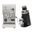 Profitec Go (Stainless Steel) Espresso Machine & DF54 Gen 2 Grinder (Black) Bundle Espresso Machine (Prosumer) Profitec