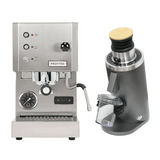 Profitec Go (Stainless Steel) Espresso Machine & DF54 Gen 2 Grinder (Grey) Bundle Espresso Machine (Prosumer) Profitec