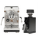 Profitec Jump Espresso Machine and Eureka Mignon Zero Grinder (Black with Black Spout) Bundle