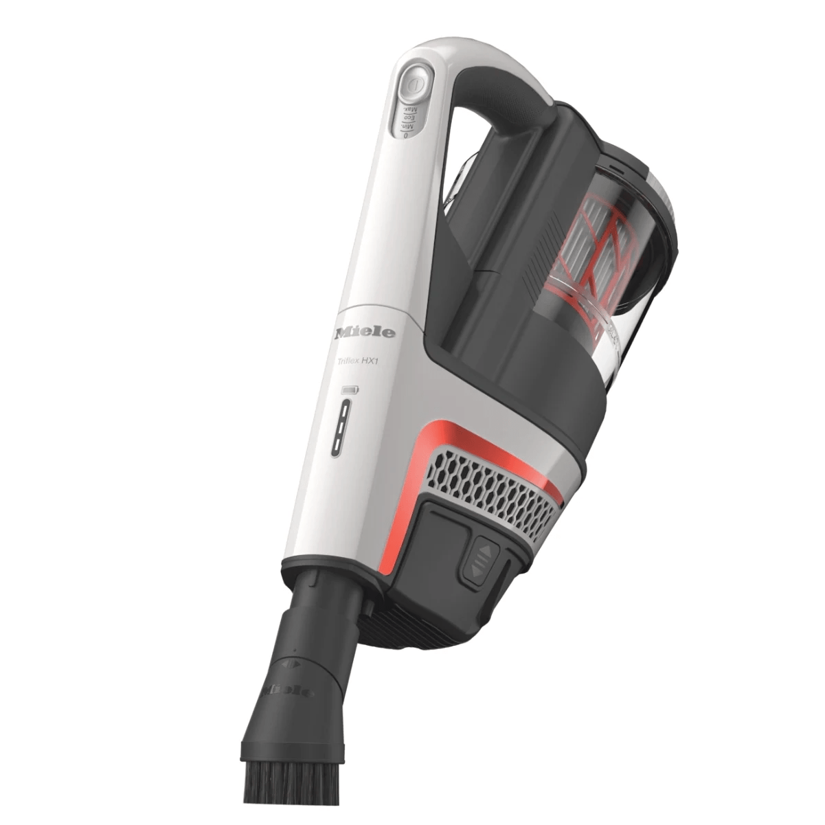 Miele Triflex HX1 Facelift Cordless Bagless Stick Vacuums 41MUL101USA (Lotus White with Red Accents) Vacuum Cleaners Miele