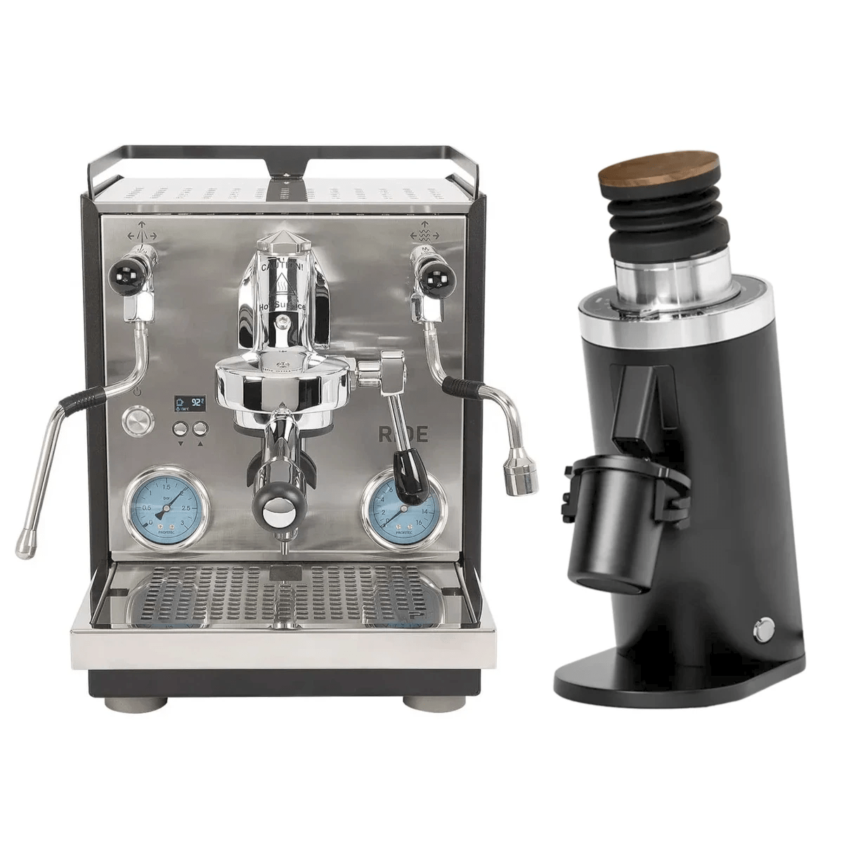 Profitec Ride Espresso Machine (Black) with DF64 Gen 2 Grinder (Black) Bundle Espresso Machine (Prosumer) Profitec