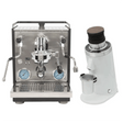 Profitec Ride Espresso Machine (Black ans Stainless Steel) with DF64 Gen 2 Grinder (White) Bundle Espresso Machine (Prosumer) Profitec