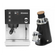 Rancilio Silvia M V6 Espresso Machine (Black) and DF54 Grinder (Black) Bundle