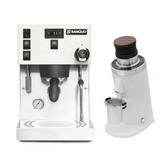 Rancilio Silvia Pro X Espresso Machine (White) and DF64 Grinder (Black) Bundle Espresso Machine Rancilio
