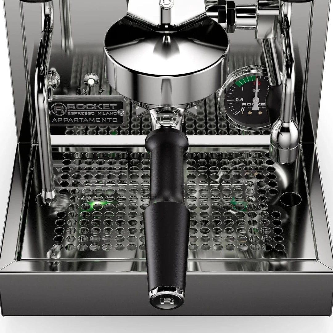 Rocket Appartamento TCA Espresso Machine with Flow Control RE502B3C12 (Black - Copper) Espresso Machine (Prosumer) Rocket