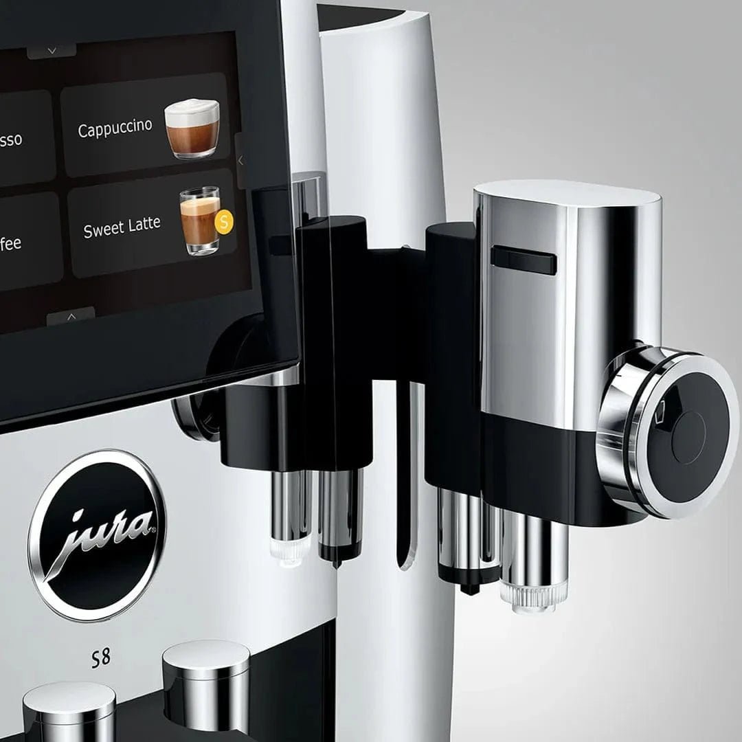 Jura S8 Super Automatic Coffee Machine 15653 (Chrome) Super Automatic Espresso Machine Jura