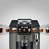 Jura S8 Super Automatic Coffee Machine 15755 (Dark Inox) Super Automatic Espresso Machine Jura