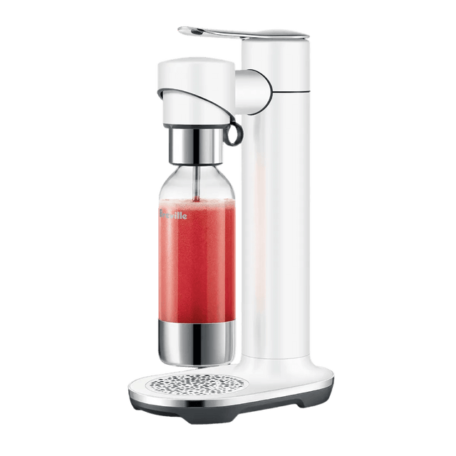 Breville the InFizz Fusion Soda Machine with FusionCap, Sparking Water Maker BCA800SST0ZNA1 (Sea Salt) Sparkling Water Maker Breville