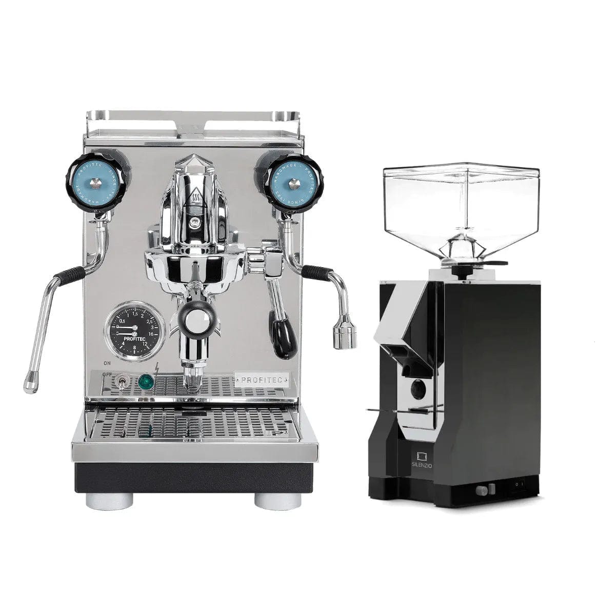 Profitec Pro 400 Espresso Machine & Eureka Mignon Silenzio 55mm Grinder (Matte Black) Bundle Espresso Machine (Prosumer) Profitec