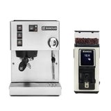 Rancilio Silvia M V6 Espresso Machine (Silver Stainless Steel) and Rancilio Stile Grinder Machine Bundle Espresso Machine Rancilio