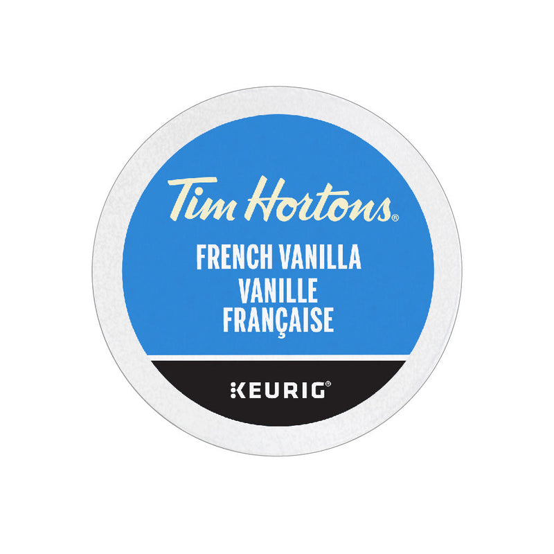 Tim Hortons French Vanilla Coffee K-Cup® Pods (Case of 96) | Best Before Nov 13, 2023