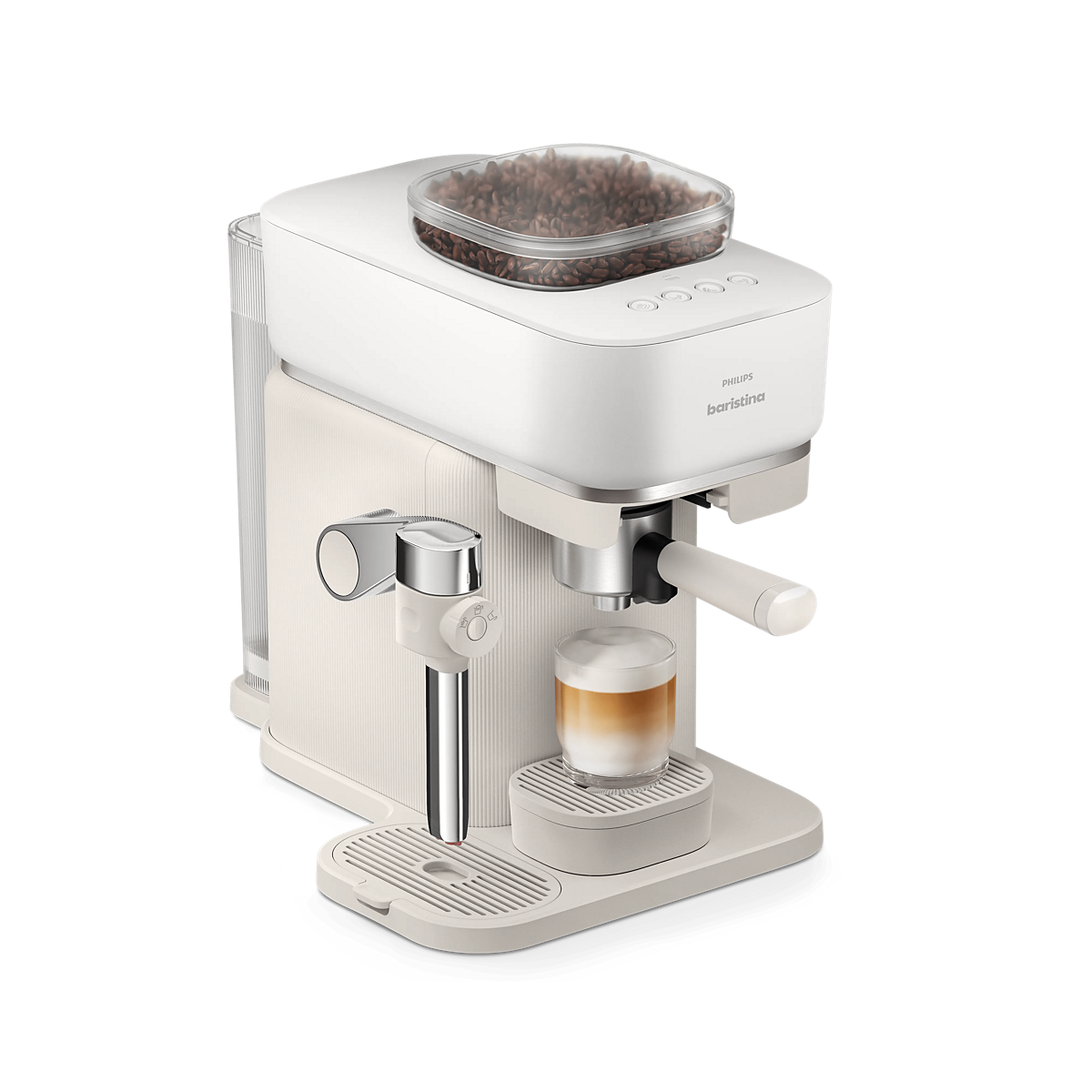 Philips Baristina Latte Semi-Automatic Espresso Machine BAR400/00 (White) Philips