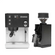 Rancilio Silvia M V6 Espresso Machine (Limited Edition Black and Stainless Steel) and Eureka Mignon Zero Grinder (Black with Black Spout) Bundle