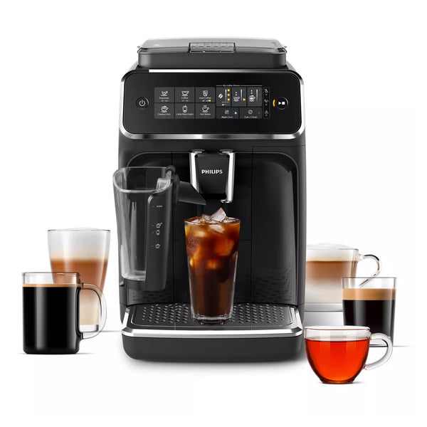 Philips 3200 LatteGo Super Automatic Espresso, Iced Coffee, & Latte Machine EP3241/74