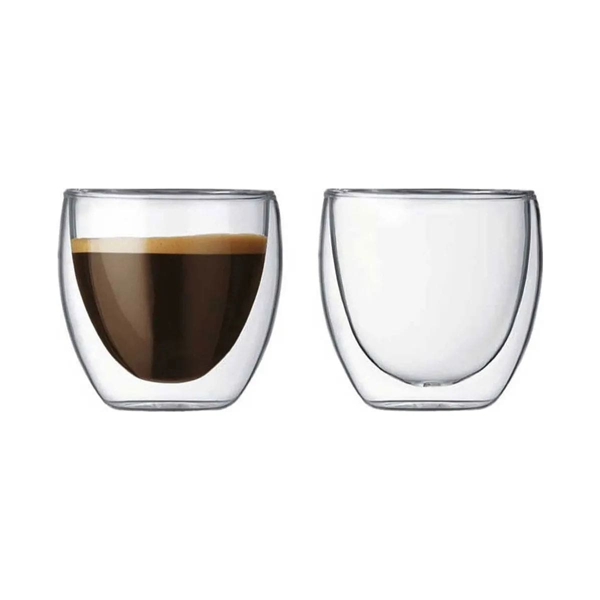 Bodum Pavina Medium 8oz Double Walled Coffee Glasses (Set of 2) DISCOUNT_HIDDEN_PRODUCT Bodum