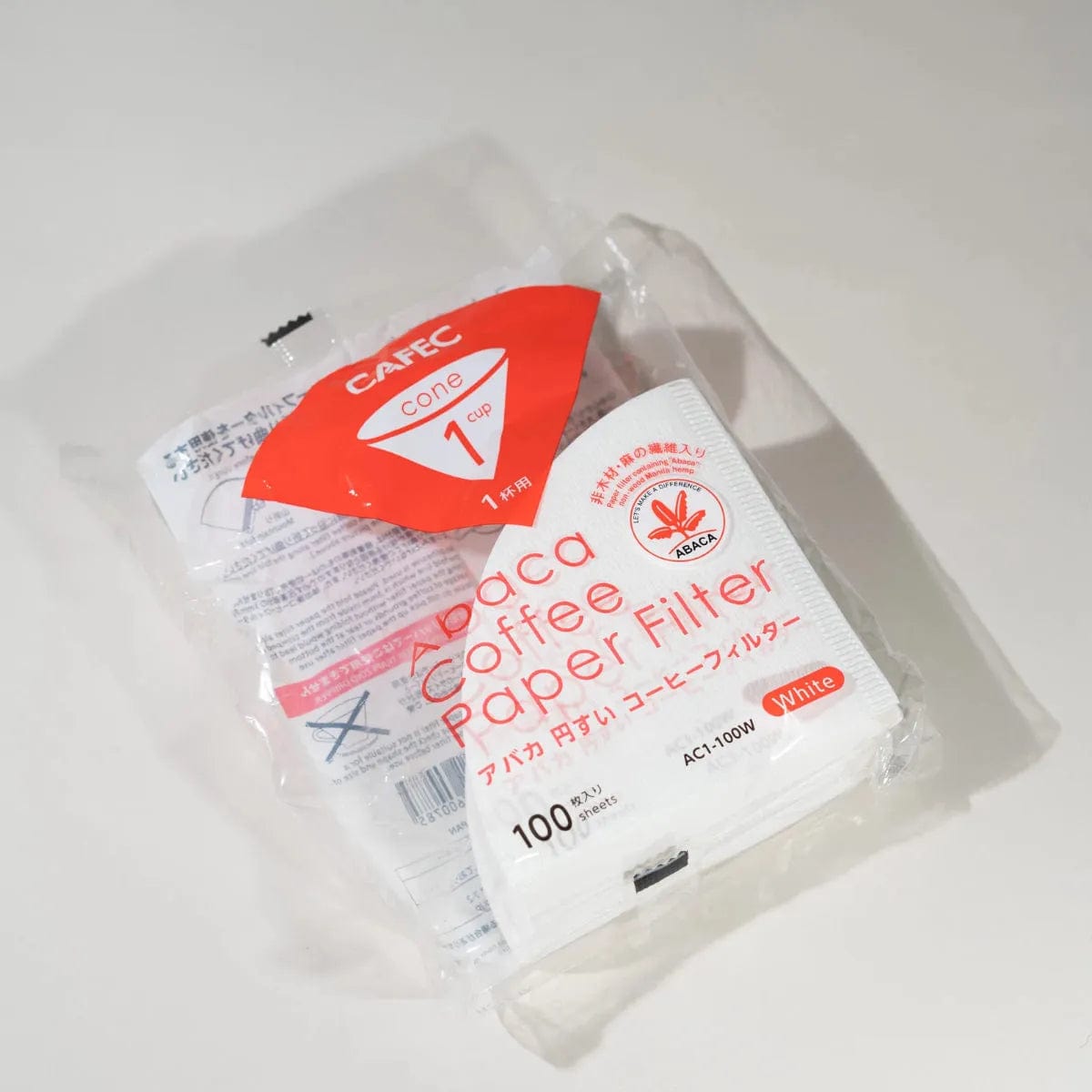 CAFEC Abaca Filter Paper (1 Cup, Size 1) Pour Over Equipment CAFEC