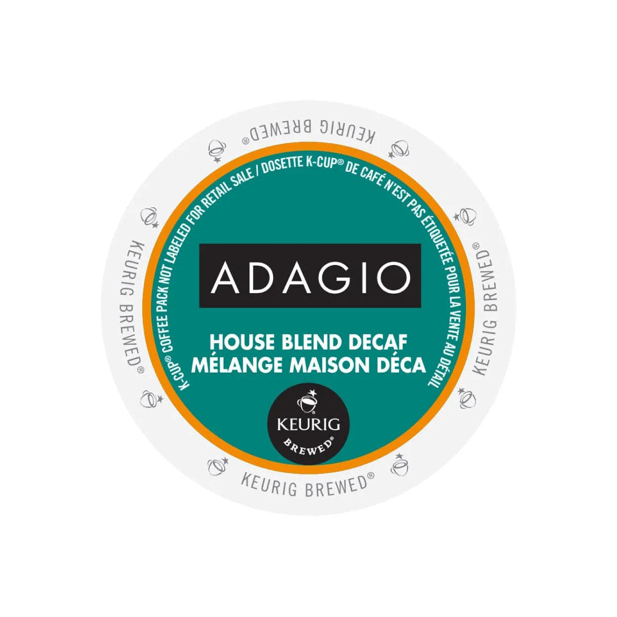 Adagio - House Blend Decaf (Box of 24 K-Cup® Pods) – Home Coffee Solutions