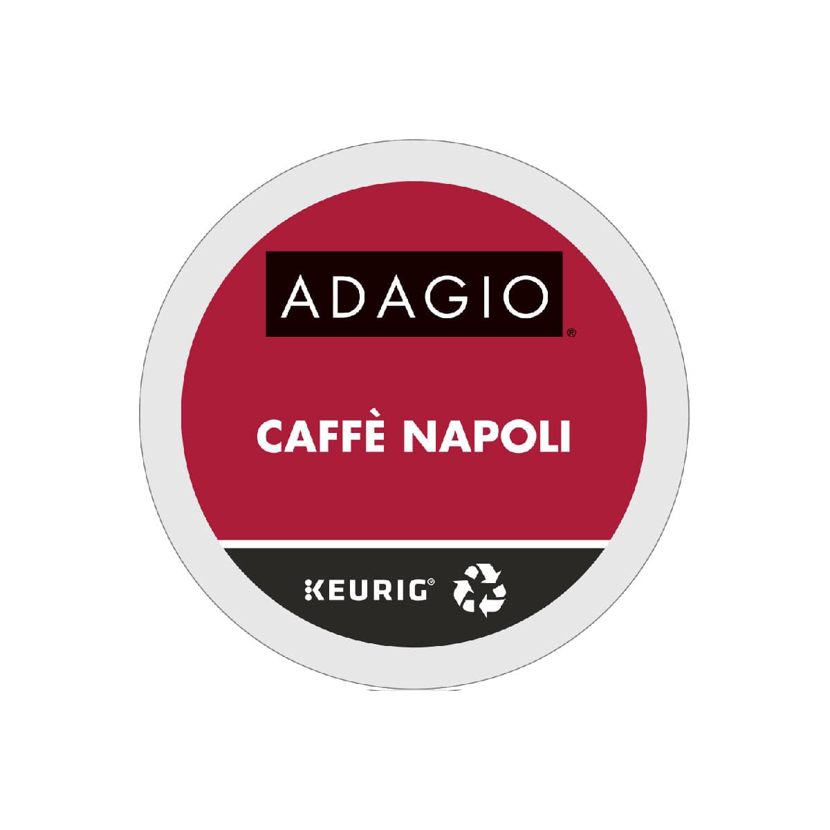 Adagio Caffe Napoli K-Cup® Recyclable Pods (Case of 96) K-Cups Adagio