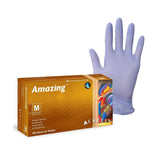 Amazing Nitrile Latex-Free Disposable Gloves (Box of 300) - Medium Cleaning Supplies Amazing