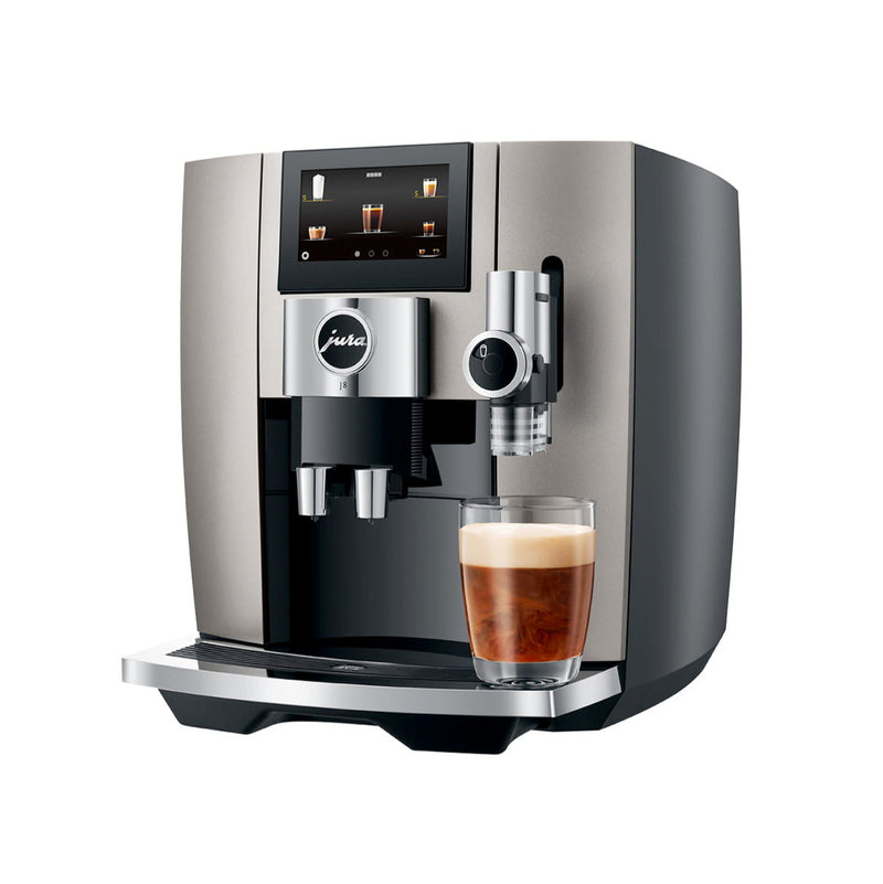Jura J8 Super Automatic Espresso Machine 15555 Midnight Silver