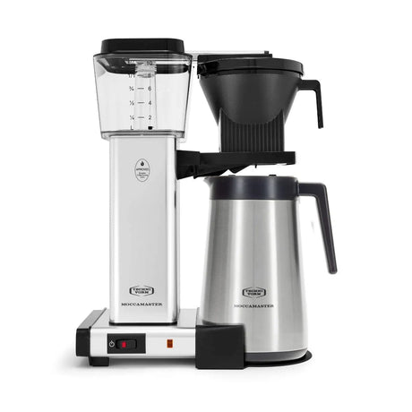 Technivorm Moccamaster KBGT Thermal Carafe Brewer 79312 (Polished Silver) Drip Coffee Maker Moccamaster