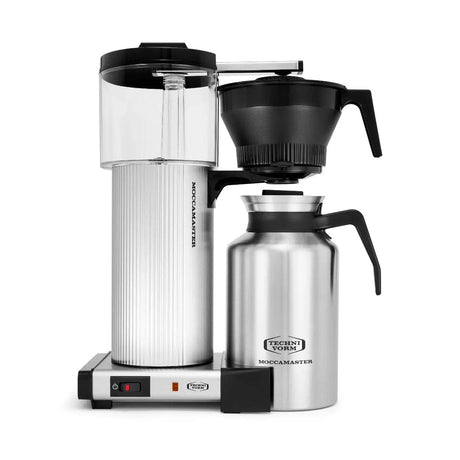Technivorm Moccamaster CDT Grand Cafe/Office Brewer 39340 (Brushed Silver) Drip Coffee Maker Moccamaster