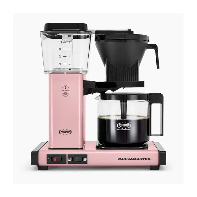 Technivorm Moccamaster KBGV Select Glass Carafe Brewer 53939 (Pink) Drip Coffee Maker Moccamaster